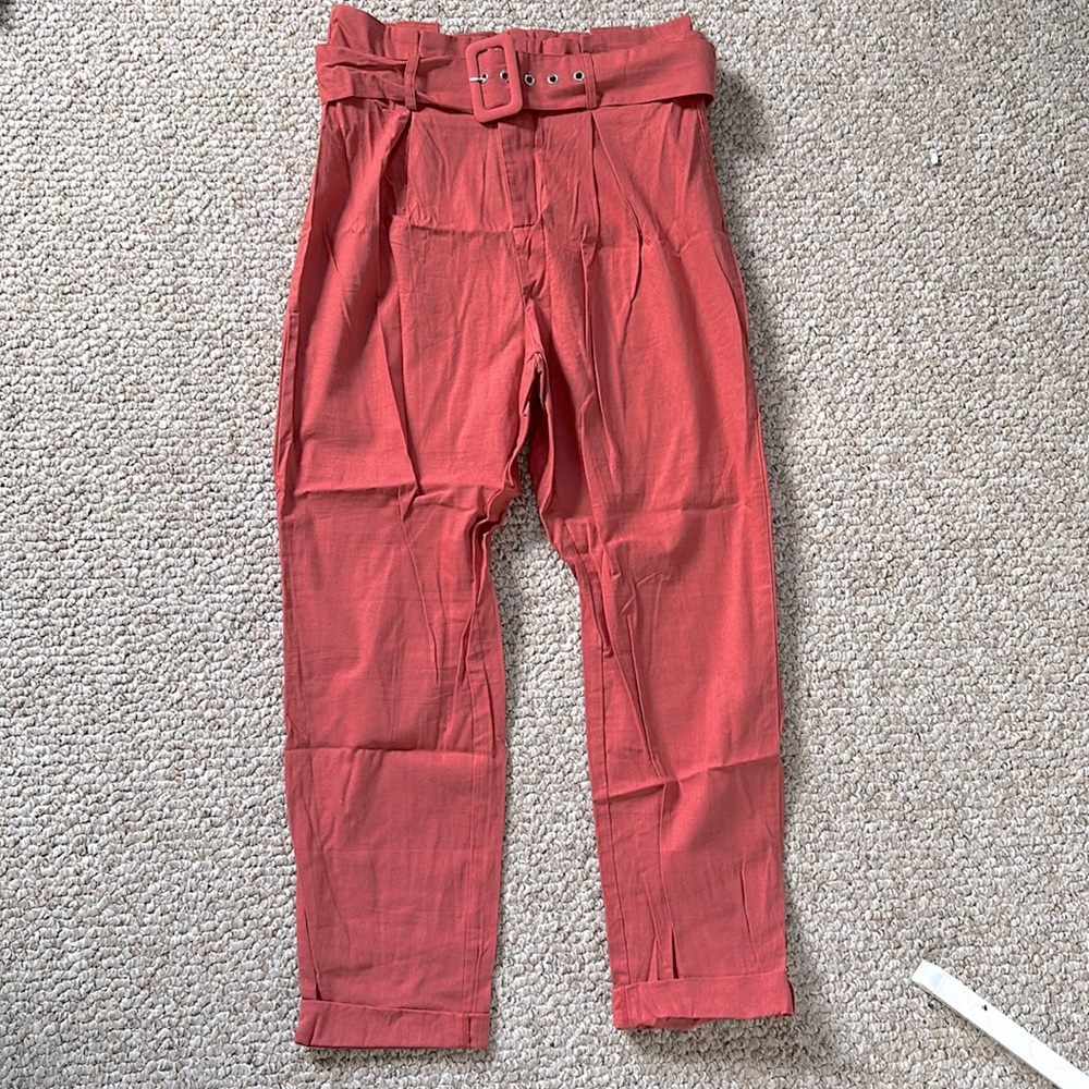 Prettylittlething Paperbag Waist Trousers